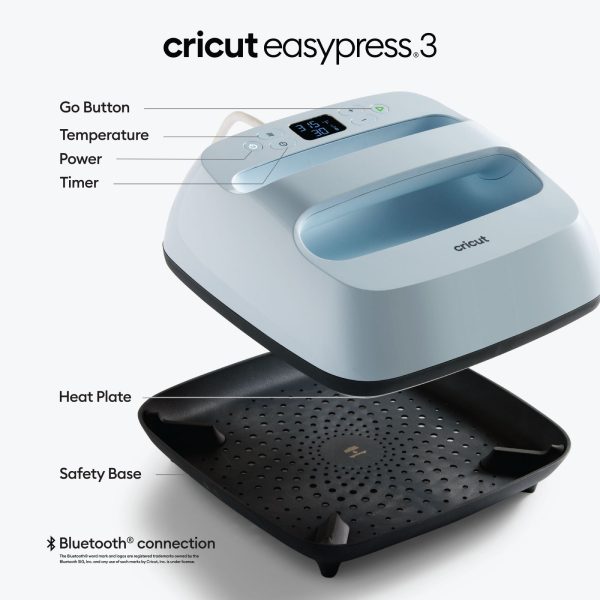 Cricut EasyPress 3 9x9 Heat Press Machine with Infusible Ink Bundle on Sale - Image 2