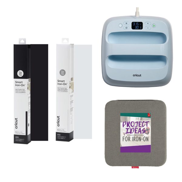 Cricut EasyPress 3 9 in x 9 in Smart Iron-on and EasyPress Mat Bundle on Sale