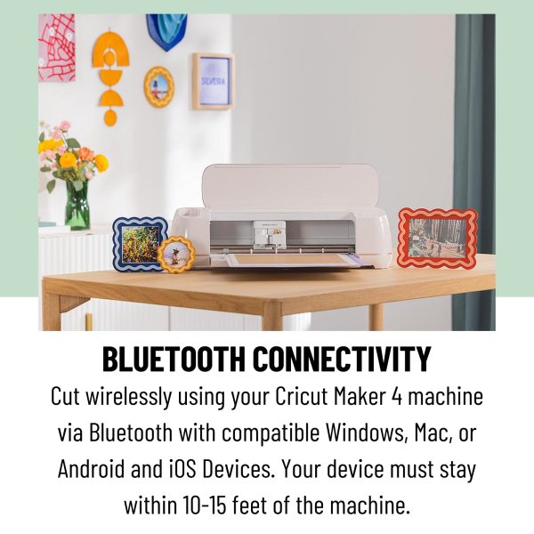Cricut Maker 4 Cutting Machine with Vinyl and Iron-On Sheets Bundle Sale - Image 4