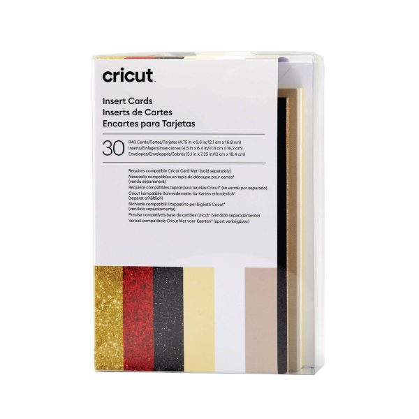 Cricut Insert Cards R40 Glitz and Glam Sampler 30 Count For Discount